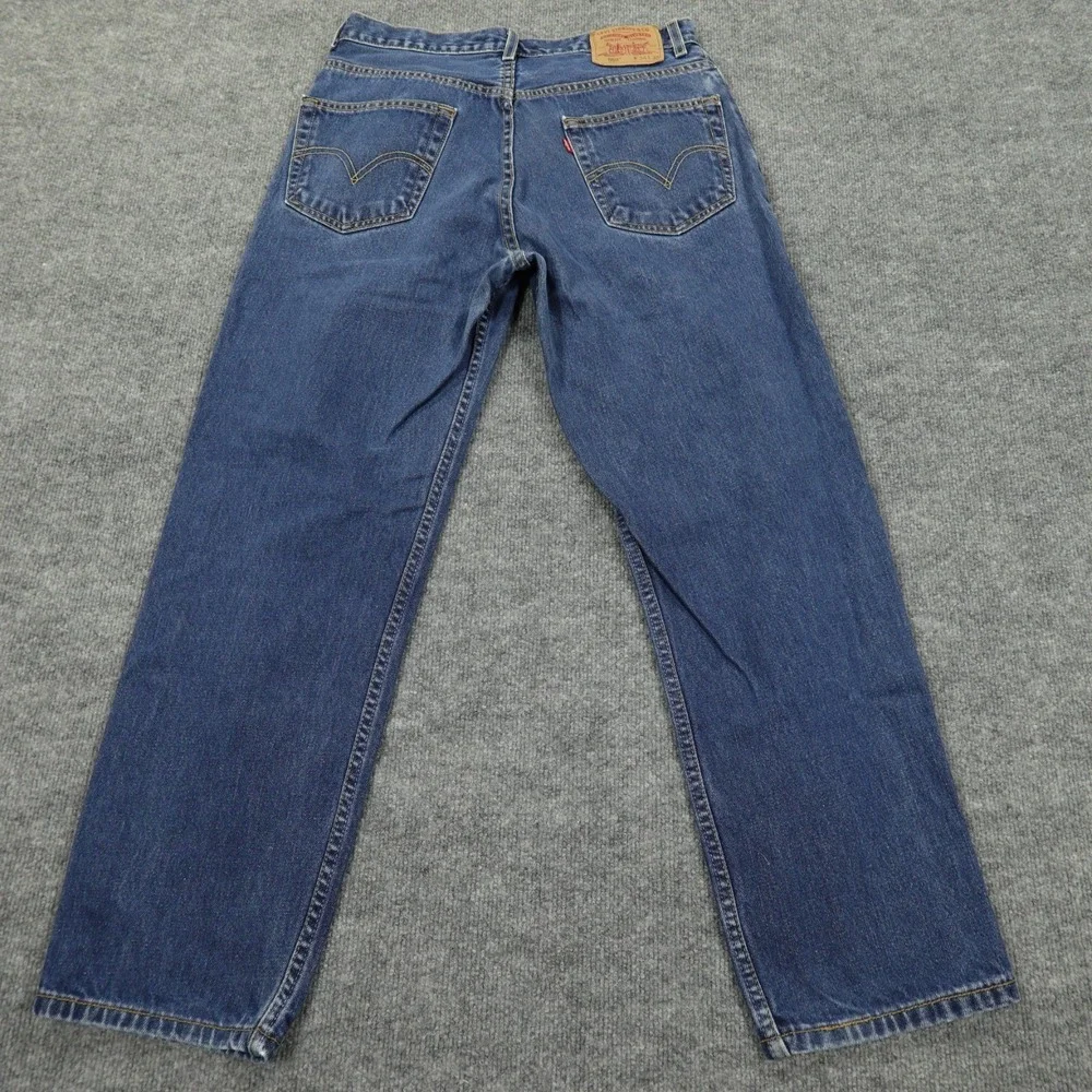 Vintage Levi's 550 Jeans Mens 34x30 Blue Relaxed Fit Tapered Leg Medium Wash Y2K